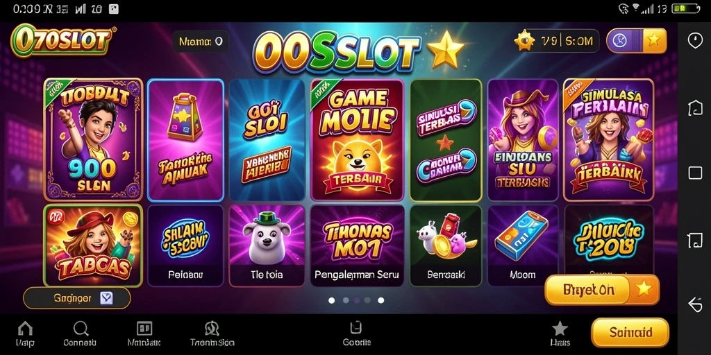 Tampilan gameplay menawan dari 070SLOT dengan mesin slot beragam.