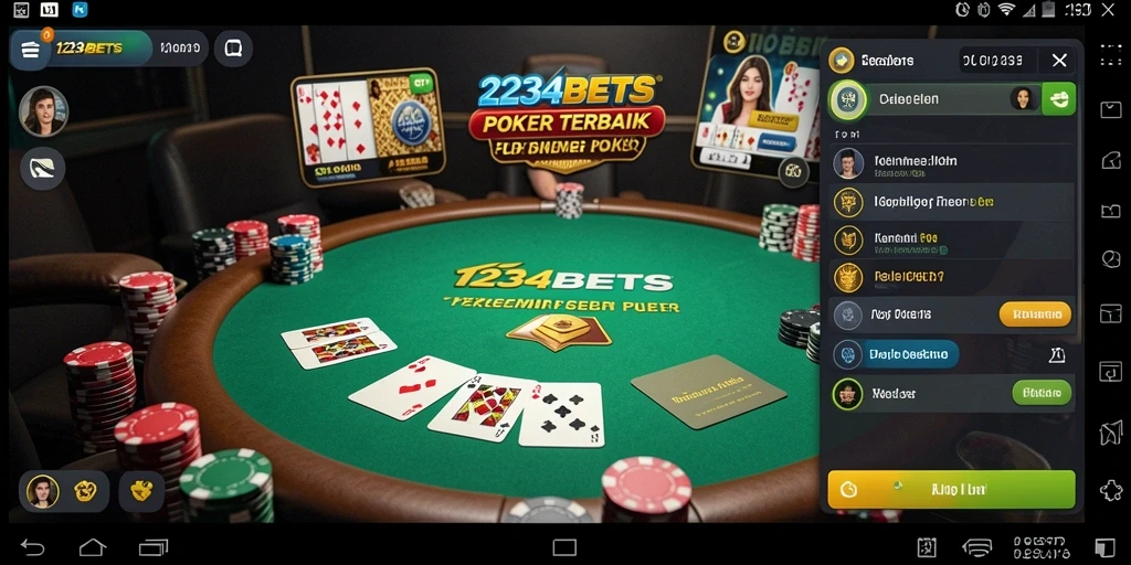 Tampilan gameplay seru dengan interaksi pemain dalam 1234BETS.
