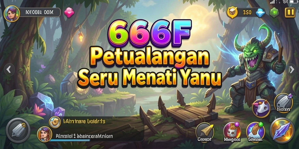 Tampilan menarik dari gameplay petualangan di 666F