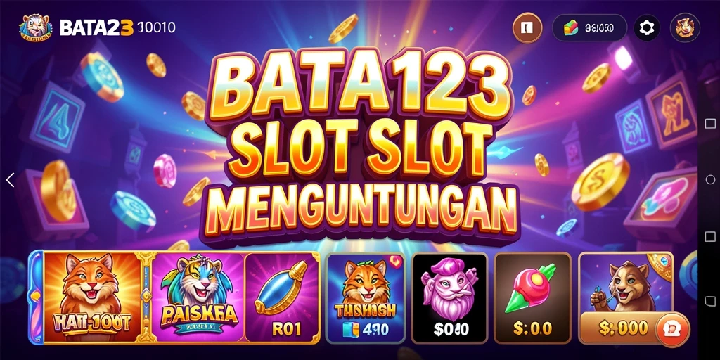 Screenshot gameplay BATA123 menampilkan berbagai simbol dan fitur Slot yang menarik.