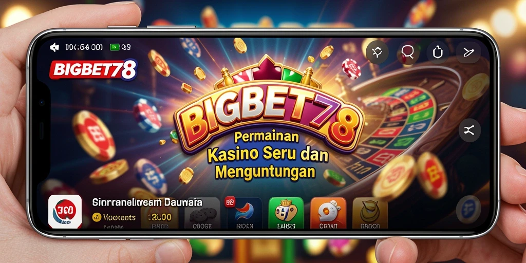 Tampilan gameplay seru di BIGBET78 yang mengundang pemain.