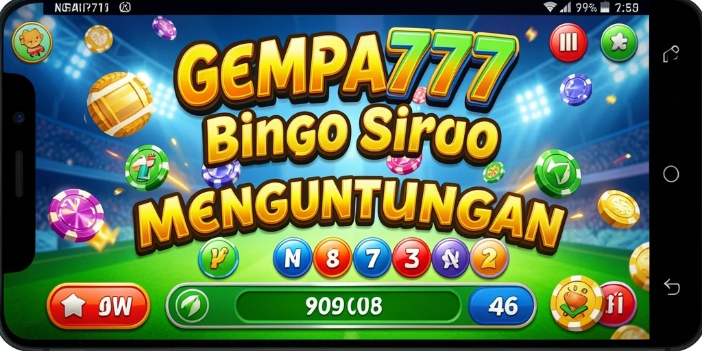 Tampilan gameplay seru dari GEMPA777 yang penuh warna.