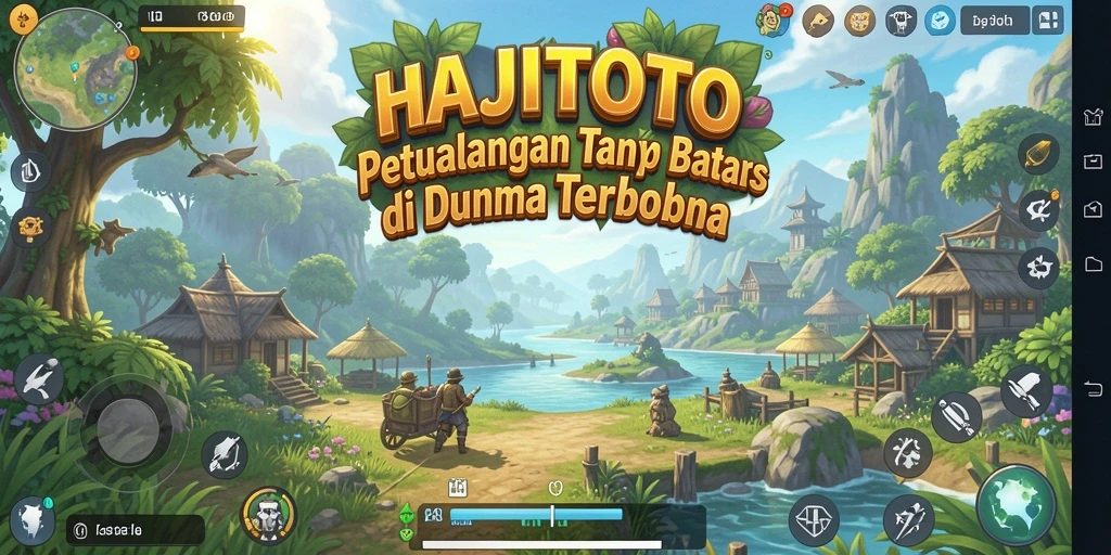 Gameplay menarik yang menunjukkan dunia terbuka HAJITOTO.