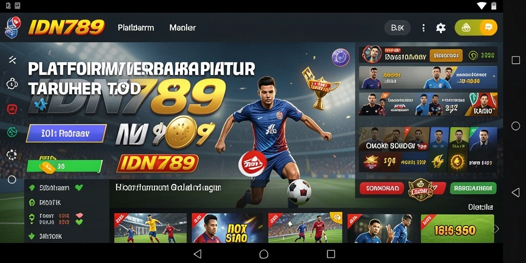 Screenshot gameplay IDN789 menunjukkan antarmuka taruhan yang menarik.
