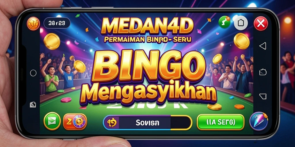 Tampilan menarik dari game Bingo MEDAN4D dengan pemain aktif.