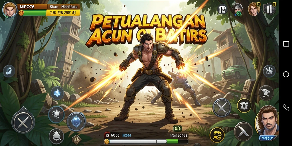 Tangkapan layar MPO76 menampilkan aksi mendebarkan dalam pertempuran strategis.