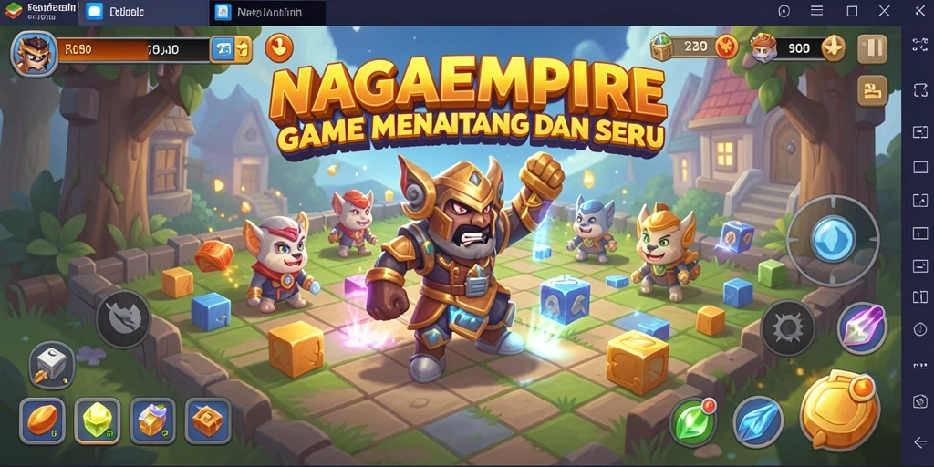Gameplay seru dan menantang dari NAGAEMPIRE yang penuh warna.