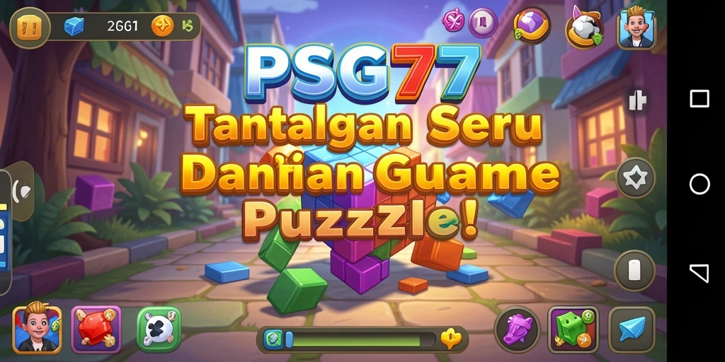 Screenshot gameplay PSG77 menunjukkan pengalaman seru dalam menyelesaikan teka-teki.