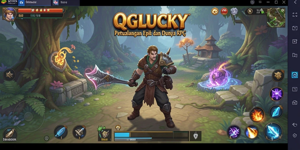 Gameplay seru dan menantang dalam QGLUCKY.