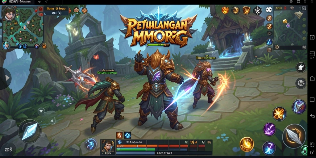 Tangkapan layar RDI88 yang menampilkan aksi seru dalam gameplay MMORPG.