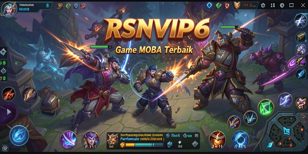 Tampilan gameplay menarik dari RSNVIP6 di arena pertarungan.
