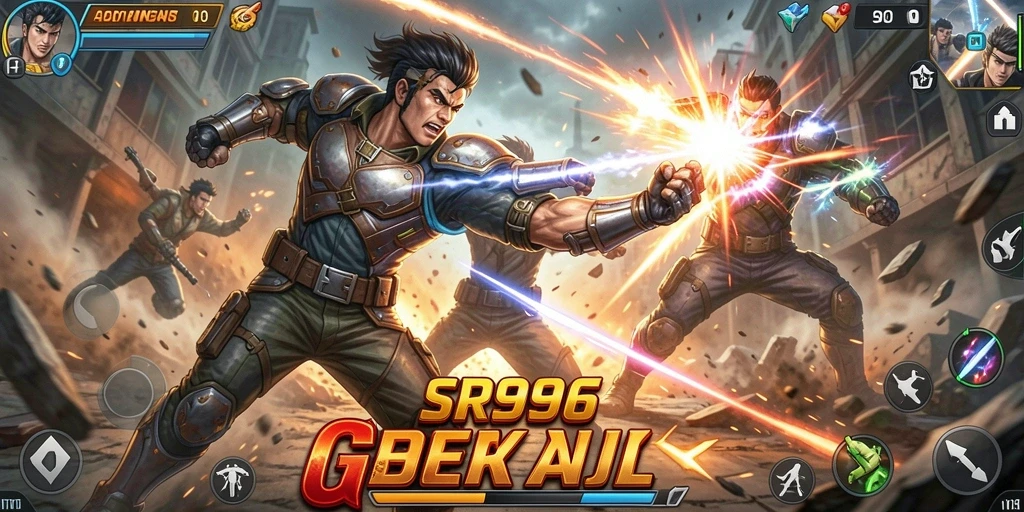 Tampilan gameplay SR996 yang mendebarkan dan penuh aksi.
